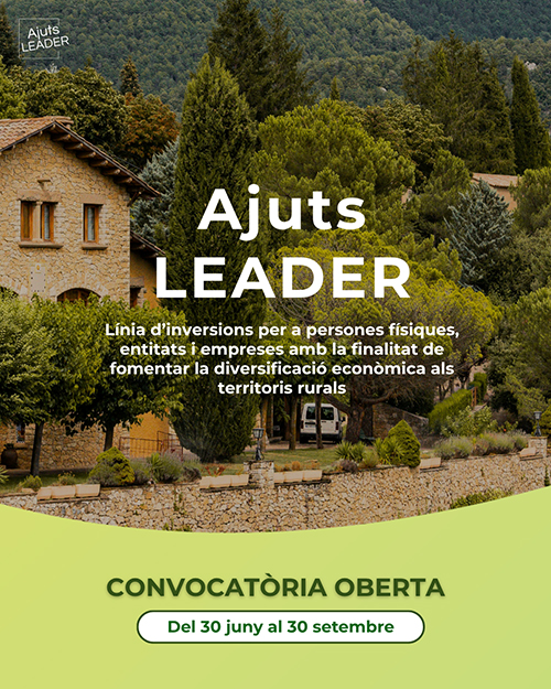 CONVOCATÒRIA D’AJUTS LEADER 2026